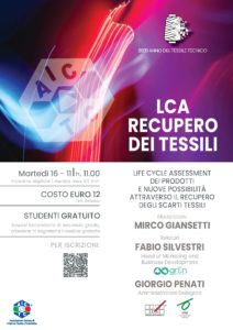 LOCANDINA A4 - LCA recupero tessili HR