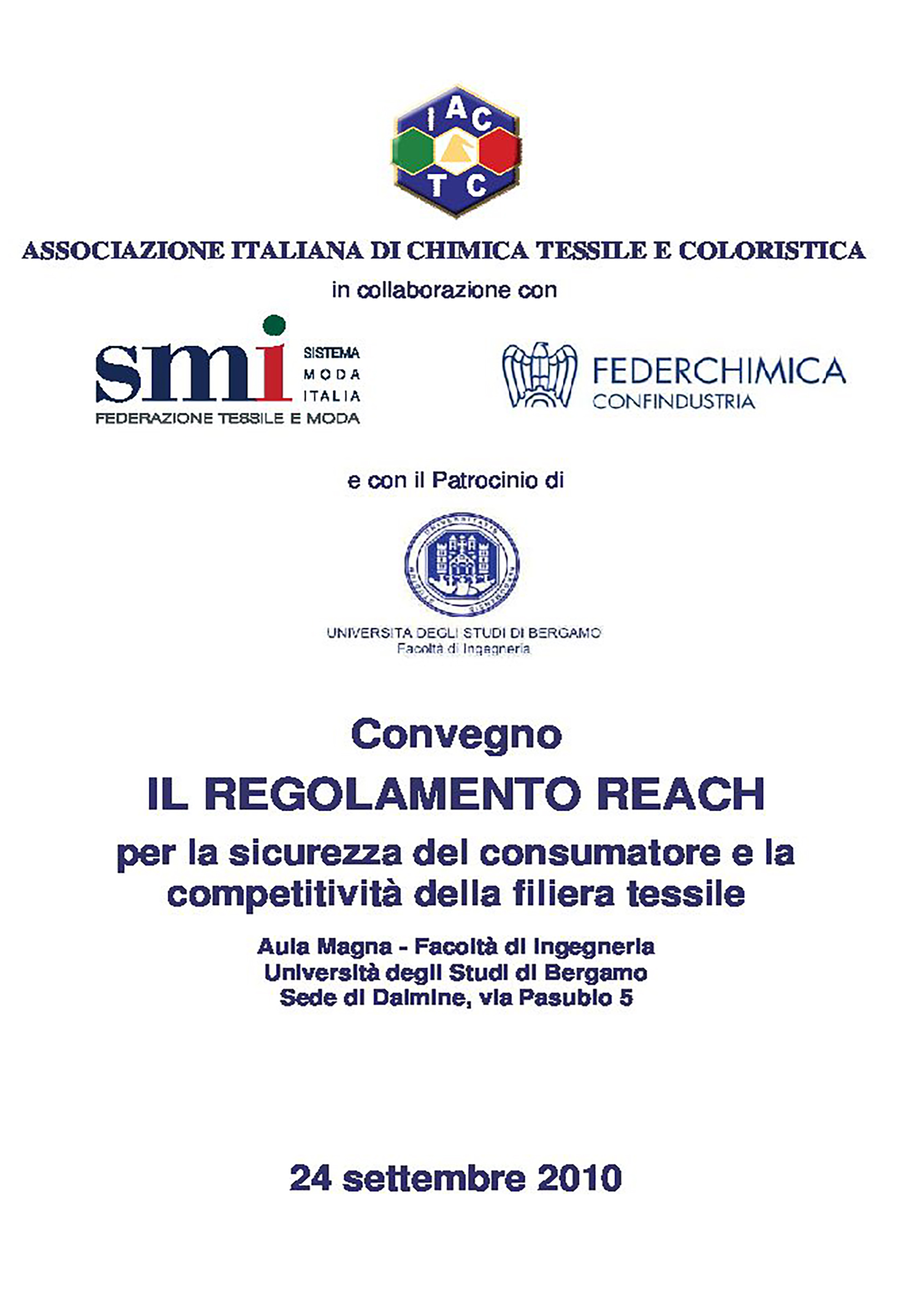 IL REGOLAMENTO REACh