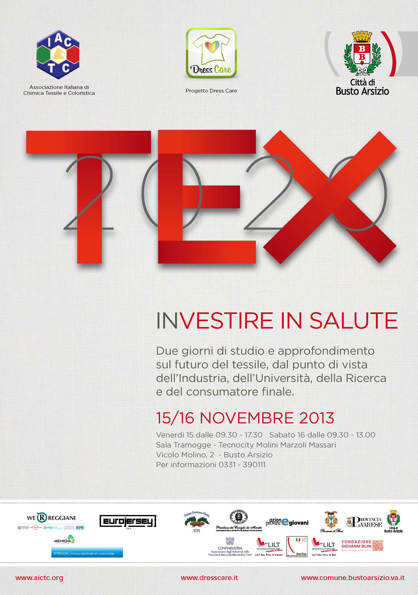 TEX 2020: IN-Vestire in salute